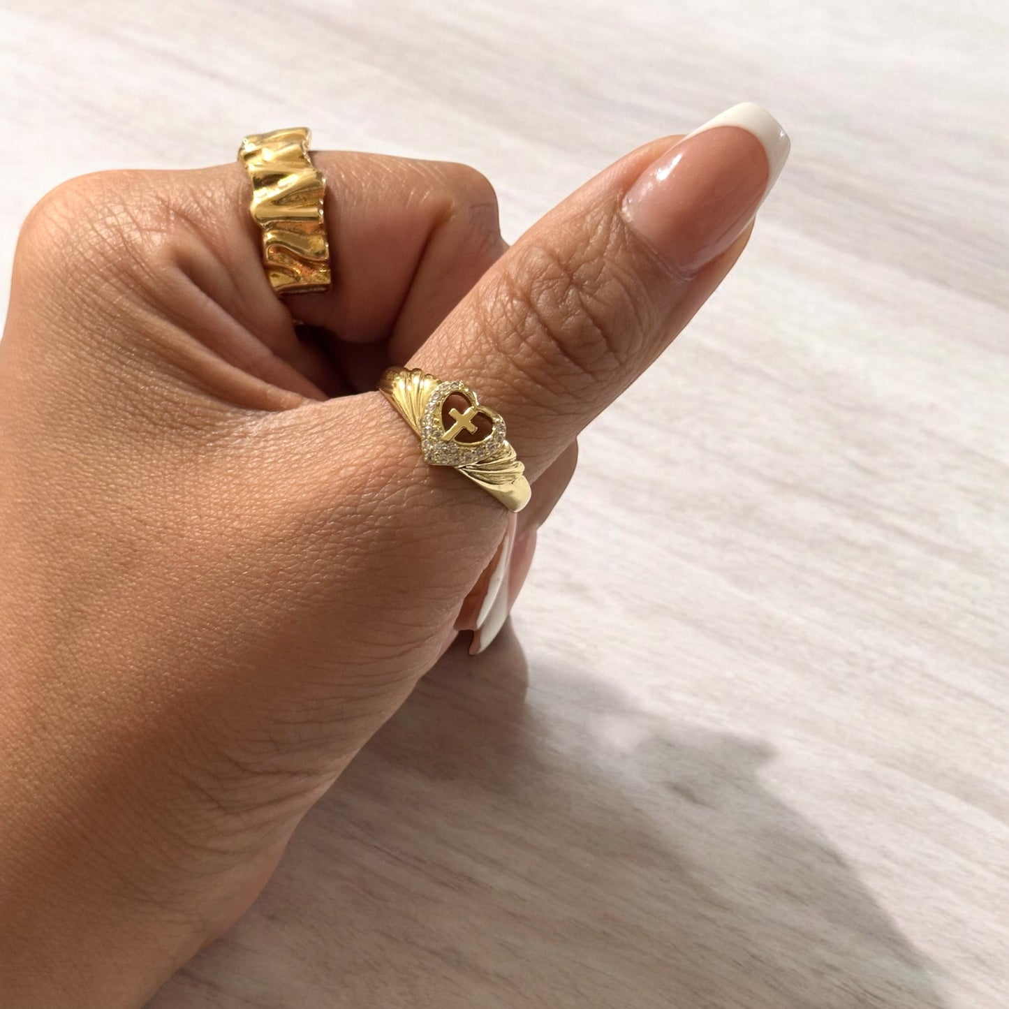 Tiny Cross Ring