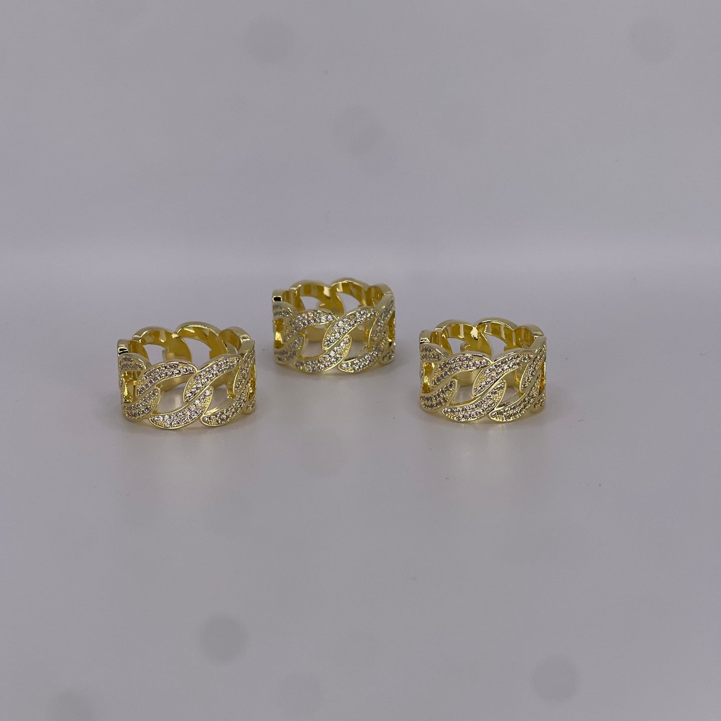 Cuban CZ Ring