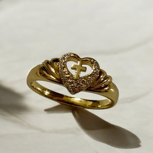 Tiny Cross Ring