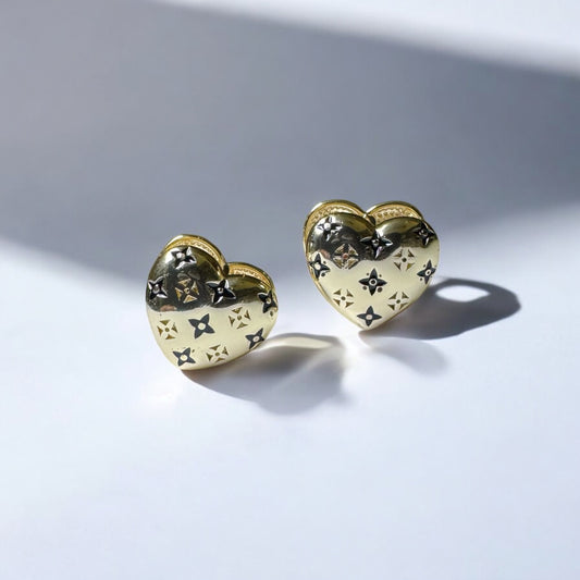 Heart Clip Earrings
