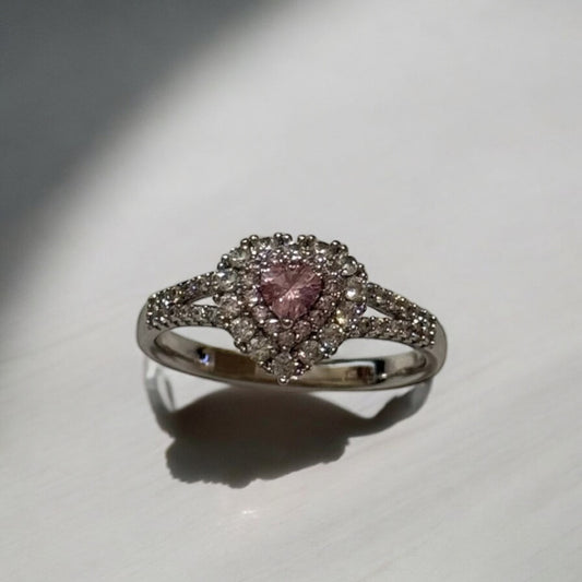 Pink Heart Ring