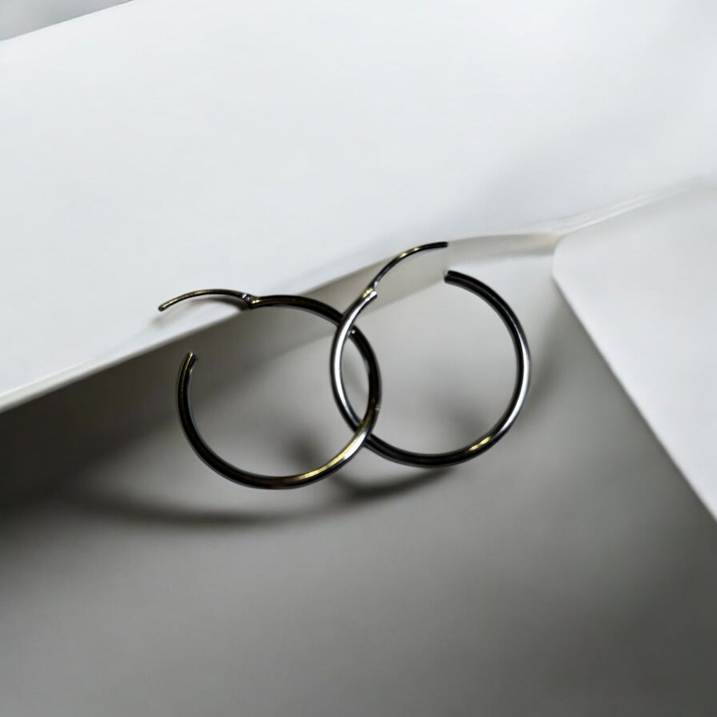 Silver Classic Hoops